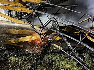 Laubenbrand in Allmenhausen