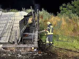 Laubenbrand in Allmenhausen