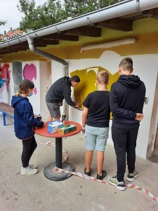 Graffitiprojekt im JuST in Sondershausen