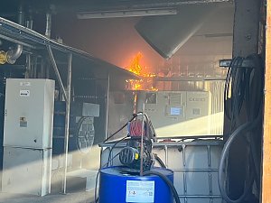 Brand bei Heringen