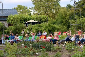 Tolle Stimmung im Rosengarten Bad Langensalza mit Reggae-Kl&auml;ngen