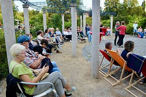 Tolle Stimmung im Rosengarten Bad Langensalza mit Reggae-Kl&auml;ngen