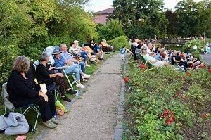 Tolle Stimmung im Rosengarten Bad Langensalza mit Reggae-Kl&auml;ngen