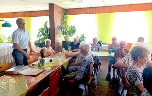 Vortrag &uuml;ber 80 Jahre Stadtentwicklung vom Stadtf&uuml;hrer M. Kuksch 