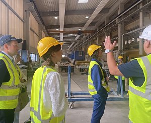 Gespr&auml;che mit Politikern zum Industriegebiet Goldene Aue