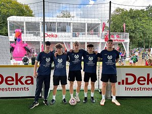 Die "Roadrunner" bei der Sparkassen Fairplay Soccer Tour 2025