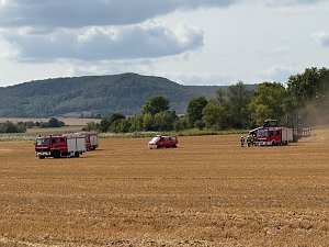 Feldbrand zwischen Klein- und Gro&szlig;furra