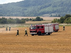 Feldbrand zwischen Klein- und Gro&szlig;furra
