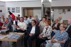 Finissage zur Sarah Kirsch Ausstellung in der Kreissparkasse
