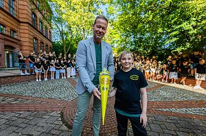 92 neue Sch&uuml;lerinnen und Sch&uuml;ler begr&uuml;&szlig;te man heute am Humboldt-Gymnasium