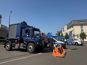 "Blaulichttag" auf dem Platz der Gewerkschaften 