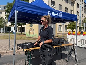 "Blaulichttag" auf dem Platz der Gewerkschaften 