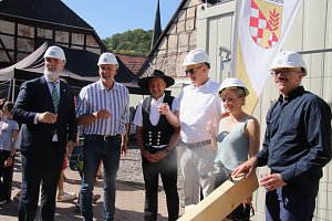 Richtfest an der neuen Ilfelder Grundschule