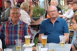 Gute Stimmung auf dem Kornmarkt beim BaLaTon in Bad Langensalza