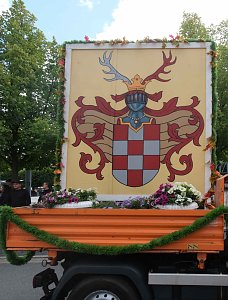 Peter Blei unterwegs beim Ellricher Sch&uuml;tzenfest