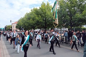 Peter Blei unterwegs beim Ellricher Sch&uuml;tzenfest