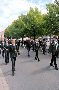 Peter Blei unterwegs beim Ellricher Sch&uuml;tzenfest
