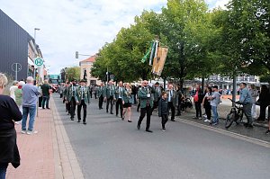 Peter Blei unterwegs beim Ellricher Sch&uuml;tzenfest