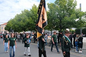 Peter Blei unterwegs beim Ellricher Sch&uuml;tzenfest