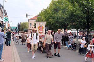 Peter Blei unterwegs beim Ellricher Sch&uuml;tzenfest