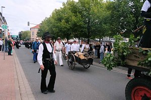 Peter Blei unterwegs beim Ellricher Sch&uuml;tzenfest