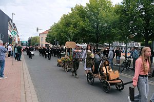Peter Blei unterwegs beim Ellricher Sch&uuml;tzenfest