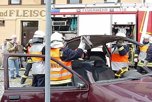 Rettungsarbeiten vor Ort