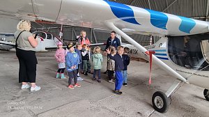 Besuch auf dem Flugplatz