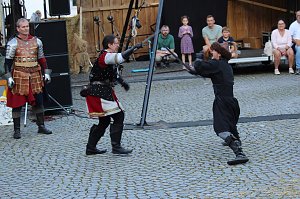 Rittergruppe HEROLD beim 31. Mittelalterstadtfest in Bad Langensalza