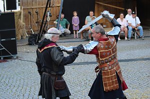 Rittergruppe HEROLD beim 31. Mittelalterstadtfest in Bad Langensalza