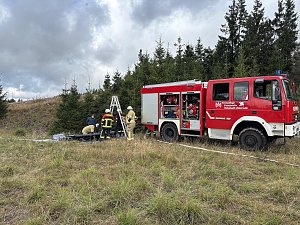 Waldbrand&uuml;bung der Feuerwehren 