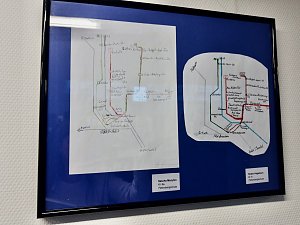 Bilderausstellung zum 125. Stra&szlig;enbahn-Jubil&auml;um in der Kreissparkasse Nordhausen 