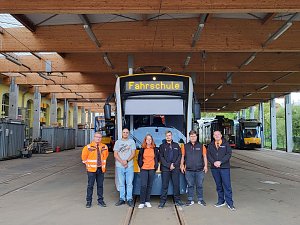 Ausbildungsstart für zukünftige Straßenbahnfahrer