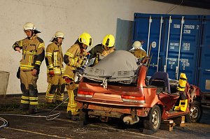 Gemeinsame Einsatz&uuml;bung der Freiwilligen Feuerwehren Bielen und Nordhausen Mitte