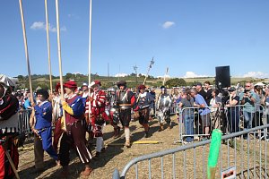Nachstellung der Bauernschlacht bei Bad Frankenhausen