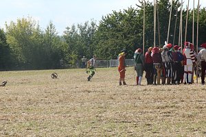 Nachstellung der Bauernschlacht bei Bad Frankenhausen
