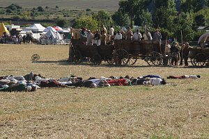 Nachstellung der Bauernschlacht bei Bad Frankenhausen