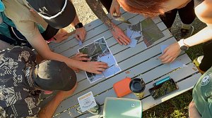Bierathlon-Impressionen: Auf der Strecke in N&auml;gelstedt