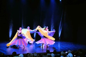 Peter Blei unterwegs beim Theaterfest