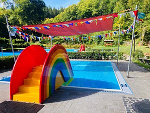 Einweihung des neuen Planschbeckens im Ilfelder Freibad
