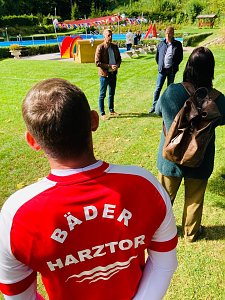 Einweihung des neuen Planschbeckens im Ilfelder Freibad