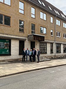 Stippvisite aus Erfurt bei den WBG Objekten in Bleicherode