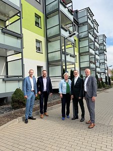 Stippvisite aus Erfurt bei den WBG Objekten in Bleicherode