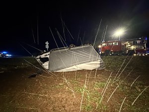Unfall am Abend bei G&uuml;nzerode