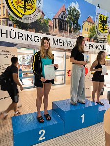 Fünf Nordhäuser Schwimmer nahmen am Mehrkampf in Arnstadt teil