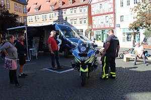 "Coffee with a cop" in Bad Langensalza