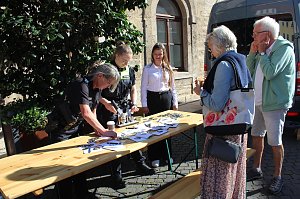 "Coffee with a cop" in Bad Langensalza