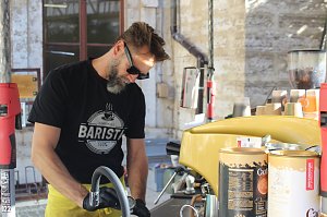 "Coffee with a cop" in Bad Langensalza