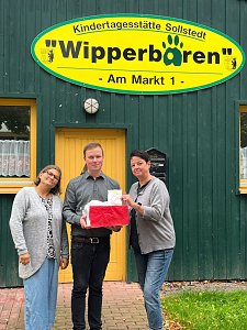 Für die Kindergärten in Bleicherode, Sollstedt und Wipperdorf gab es vor dem Kindertag eine kleine Überraschung