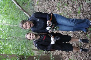 Zwei Klassen der Regelschule K&auml;the Kollwitz halfen beim aufr&auml;umen zum World Clean Up Day